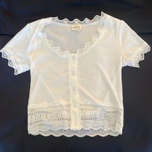 Caution to the wind crop top